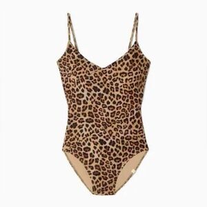 Summersalt marina leopard‎ print one piece swimsuit women’s size 22